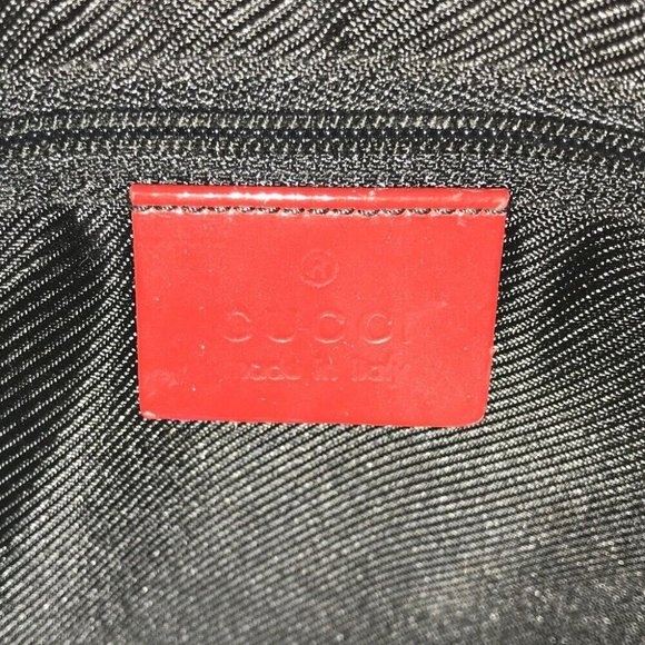 Gucci 1990's Tom Ford Red Guccissima Print Leather Satchel - Picture 3 of 10